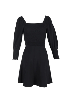 SANDRO Ornela smocked mini dress - Black