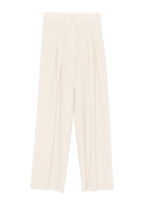 Forte Forte pleated wide-leg trousers - Neutrals