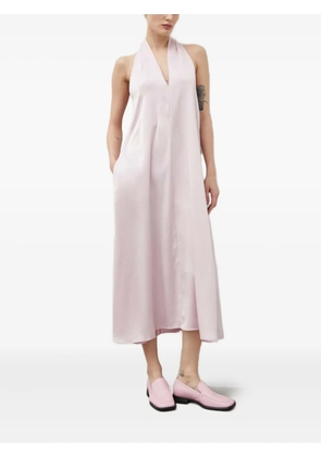 SAMSOE SAMSOE Sacille halterneck pocket midi dress - Pink