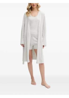 DKNY ribbed scoop-neck pyjama set - Grey