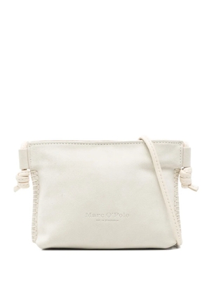 Marc O'Polo knotted suede crossbody bag - Neutrals