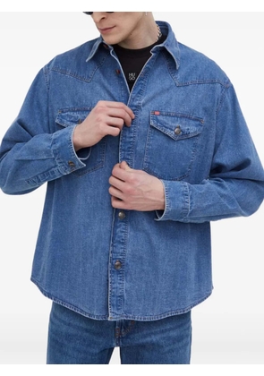 HUGO pocket button-up shirt - Blue