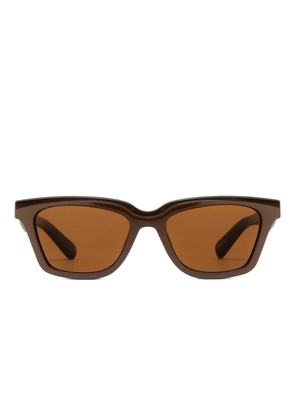 Jacquemus square-frame sunglasses - Brown