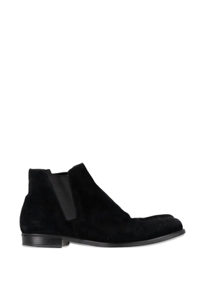 Prada Pre-Owned Chelsea suede boots - Black