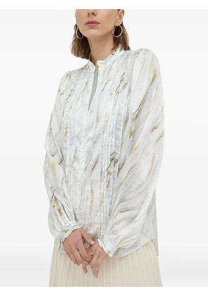Bruuns Bazaar pleated blouse - White