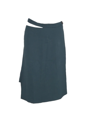 Vivienne Westwood Pre-Owned wrap-design midi skirt - Green
