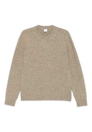 Eleventy crew-neck wool sweater - Brown