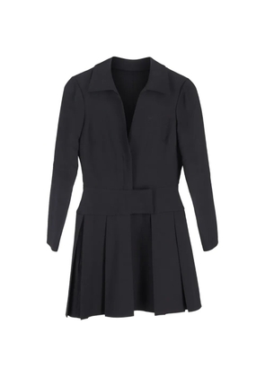 Valentino Garavani Pre-Owned 2022 pleated mini dress - Black