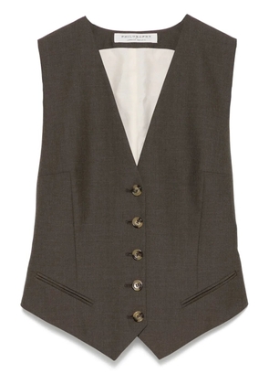 Philosophy Di Lorenzo Serafini V-neck waistcoat - Brown