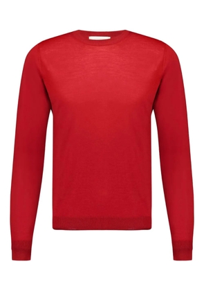 Piacenza Cashmere crew-neck wool sweater - Red