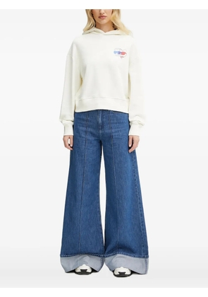 Karl Lagerfeld Choupette-motif hoodie - White