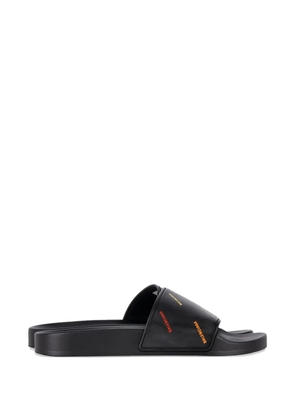 Balenciaga Pre-Owned logo-detail slides - Black