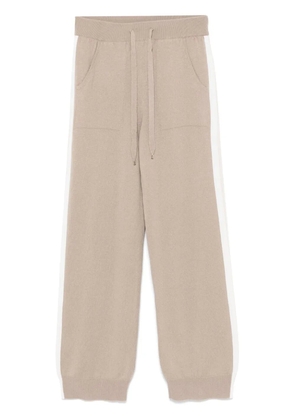 Lorena Antoniazzi straight-leg drawstring sweatpants - Brown