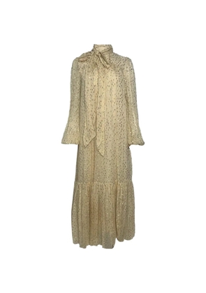 ZIMMERMANN bow-neck midi dress - Neutrals