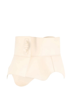 Loewe Pre-Owned Obi leather corset belt - Neutrals