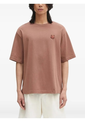 Maison Kitsuné Bold Fox patch T-shirt - Pink
