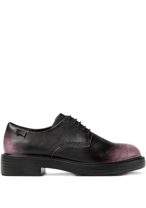 Camper Dean leather lace-up derby shoes - Black