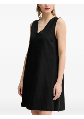 Marc O'Polo pinstripe sleeveless mini dress - Black