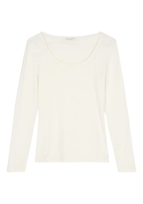 Marc O'Polo scoop-neck long-sleeve top - Neutrals