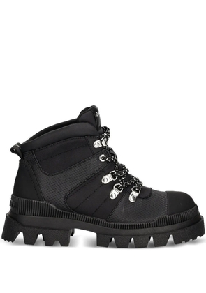 Desigual lace-up chunky sole track boots - Black