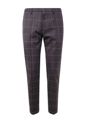 Paul Smith checked-pattern tailored trousers - Brown