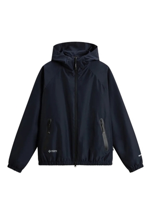 Woolrich hooded windbreaker jacket - Blue