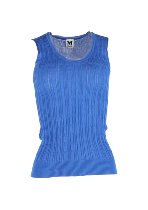 Missoni Pre-Owned knitted tank top - Blue