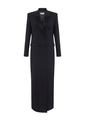Elisabetta Franchi double-breasted coat - Black