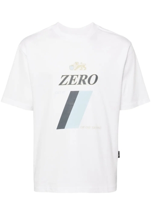 Ground Zero logo-print cotton T-shirt - White