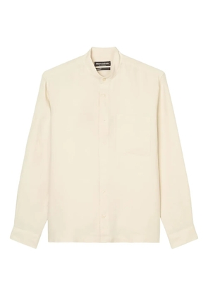 Marc O'Polo band-collar button-up shirt - Neutrals