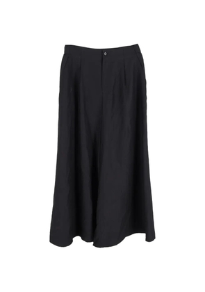 Yohji Yamamoto Pre-Owned flared midi skirt - Black