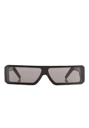 Rick Owens rectangle-frame sunglasses - Black