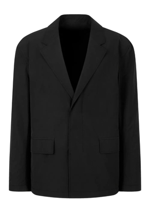 TOMBOY hidden button jacket - Black