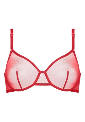 ERES Eden Tonique mesh full-cup bra - Red