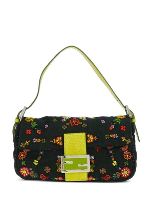 Fendi Pre-Owned 2000 Baguette beaded shoulder bag - Black