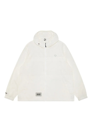 AAPE BY *A BATHING APE® lightweight hooded jacket - White