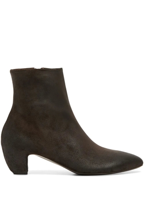 Marsèll Stonda pointed-toe suede ankle boots - Brown