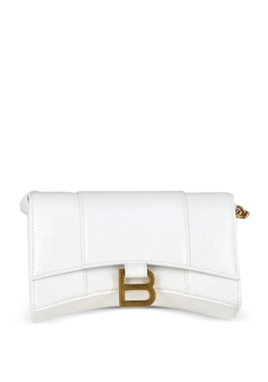 Balenciaga Pre-Owned Hourglass leather mini bag - White