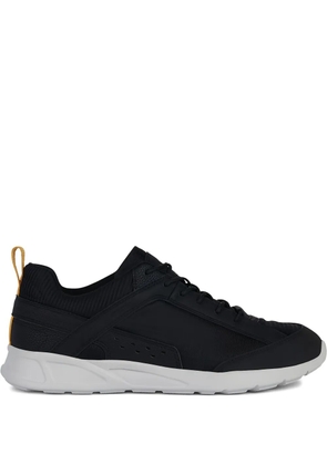 Geox Sanzio textured panel trainers - Black