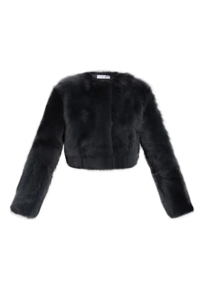 IRO sheepskin cropped jacket - Black