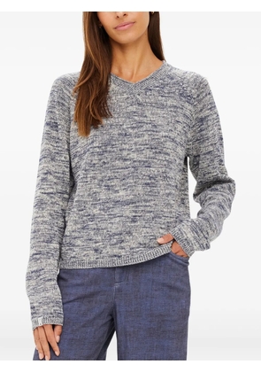 The Upside V-neck raglan sweater - Blue
