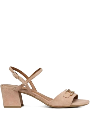 Geox block-heel buckled sandals - Neutrals