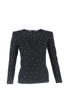 Valentino Garavani Pre-Owned embellished long-sleeve top - Black