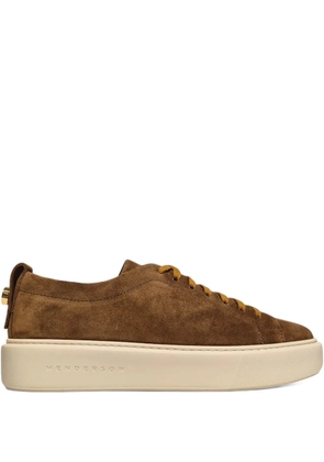 Henderson Baracco suede platform sneakers - Brown