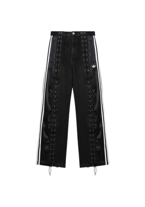 adidas lace-up 3-Stripes trousers - Black