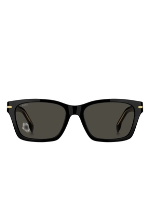 BOSS rectangle-frame sunglasses - Black