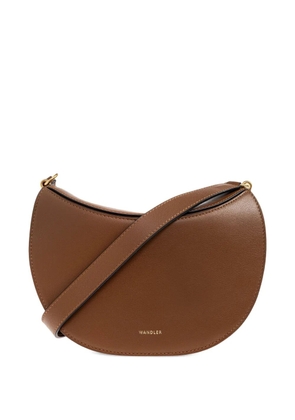 Wandler big Kate leather shoulder bag - Brown