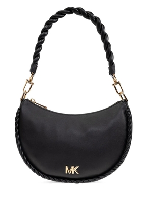 Michael Kors braided-strap crescent shoulder bag - Black