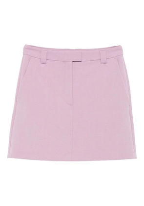 Marc O'Polo flat-front A-line mini skirt - Purple
