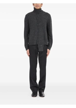 MM6 Maison Margiela virgin wool-blend cardigan - Grey